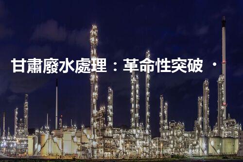 甘肅廢水處理：革命性突破！拯救地球之源，重塑生態(tài)奇跡？